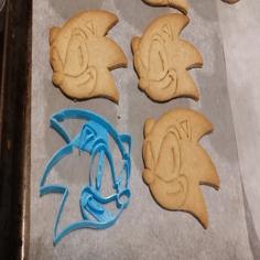 Sonic The Hedgehog Cookie Cutter 3D Printer Model