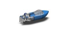 3D Printed Dual Jet RC Boat 3D Printer Model