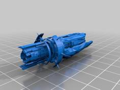 Mass Effect 2: The Collector Ship 3D Printer Model