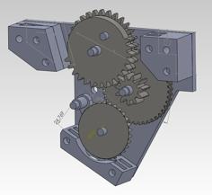 Airsoft Electric Toy Gun – Lower Gearbox 3D Printer Model