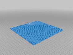 Crater Plate 25 X 25 3D Printer Model