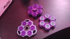 Revolver Fidget Spinner 3D Printer Model