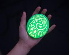 Glowing Moana Heart Of Te Fiti 3D Printer Model