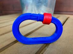 Locking Carabiner 3D Printer Model