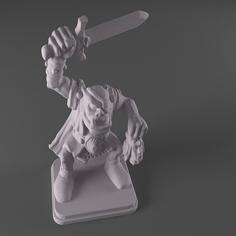 HeroQuest – Orc Warlord ULAG 3D Printer Model