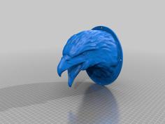 Eagle Head Mount Key Holder 3D Printer Model