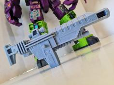 Upscaled Scorponok’s Gun 3D Printer Model