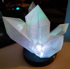 Glowing Crystal Lamp 3D Printer Model