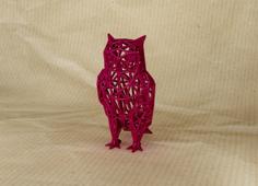 Owl Lines 3D Printer Model