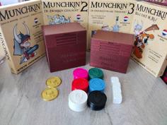 Munchkin Card Holder & Coin Holder 3D Printer Model