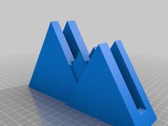 Kickass Laptop Vertical Stand (Mountain Style) 3D Printer Model