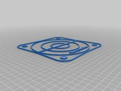 Simple Bed Level Test 3D Printer Model