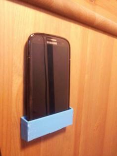 Samsung Galaxy S2 S3 Wall Mount Dock 3D Printer Model