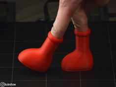 Mini Big Red Boots 3D Printer Model