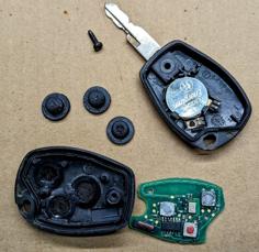 Renault Trafic Key Buttons 3D Printer Model