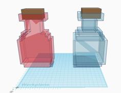 Usable Minecraft Potion 3D Printer Model