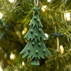 Christmas Tree Ornament 3D Printer Model