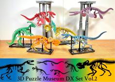 3Dino Puzzle Museum DX Set Vol.2 3D Printer Model