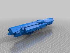 Halo Fleet Battles – Infinity Class 3D Printer Model