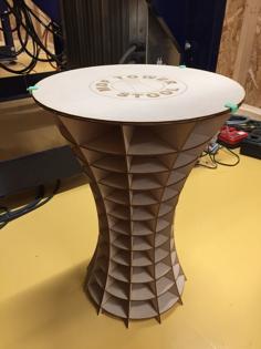 MDF TOWER STOOL 3D Printer Model