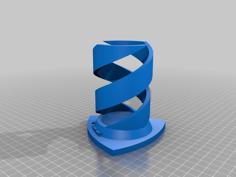 Penholder With Text-tag 3D Printer Model