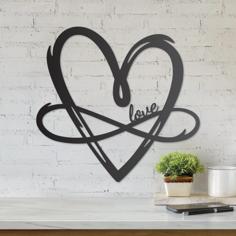 Love Is Infinite Wall Art 3D Printer Model