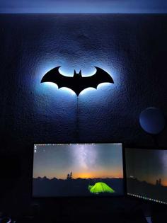 Batman Lampara Led 3D Printer Model