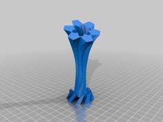 Flower Shaped Vase 3D Printer Model