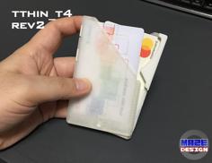 Credit Card Holder_TTHIN_T4 3D Printer Model