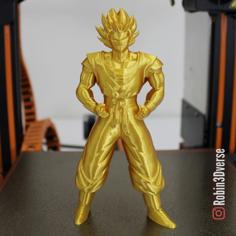 Goku Support Free Remix 3D Printer Model