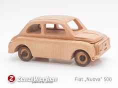 Fiat Nuova 500 Simplified Cnc/laser 3D Printer Model