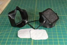 Custom Fitted Respirator Filter Mask – COVID-19 3D Printer Model