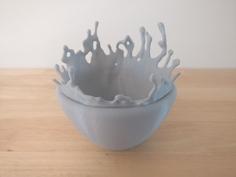 Water Splash In Bowl 3D Printer Model