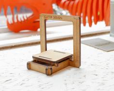 Prusa I3 – Lasercut 3D Printer Miniature 3D Printer Model