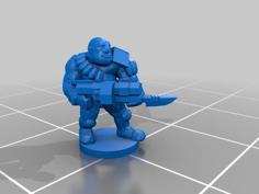 Epic Scale Space Ogres 3D Printer Model