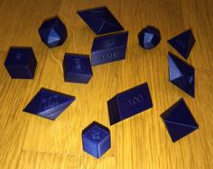 Set Of Crystallographic Forms 3D Printer Model