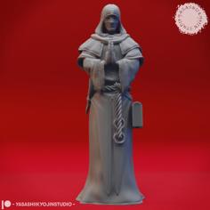 Praying Cultist – Tabletop Miniature 3D Printer Model