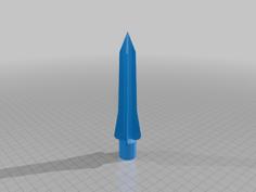 Garden Spike For Solar Lights 3D Printer Model