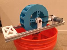 Water Turbine School Science Experiment 3D Printer Model