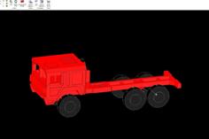 1/87 6×6 Truck 3D Printer Model