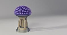 Stylized Mushroom 3D Printer Model