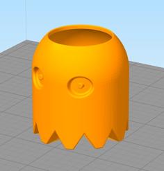 Pacman Ghost Planter 3D Printer Model