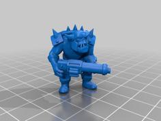 Ork Boy 3D Printer Model