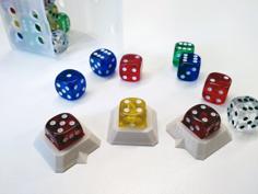 12mm Dice Holder 3D Printer Model