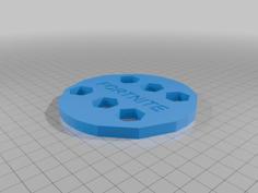 Fortnite Coaster 3D Printer Model