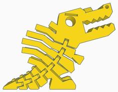 Angry Flexi Spinosaurus Remix 3D Printer Model