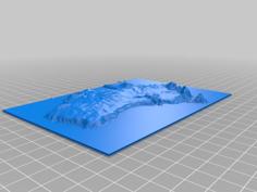 Australia Map 3D Printer Model