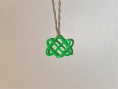 Celtic Love Knot Pendant 3D Printer Model