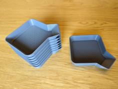 Stackable Game Bits Funnel Tray – Remix 3D Printer Model