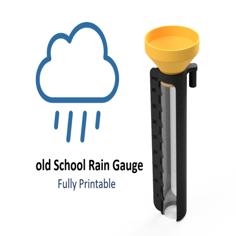 Rain Gauge / Rain Meter 3D Printer Model